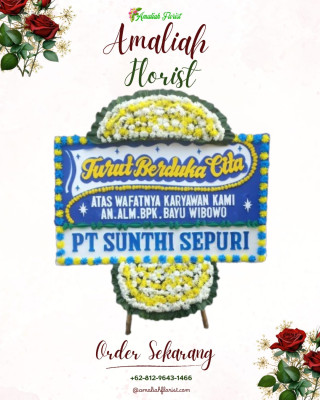 Papan Bunga Duka di Pakowa