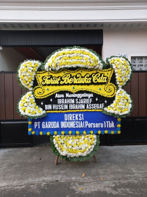 Papan Bunga Duka di Pakowa